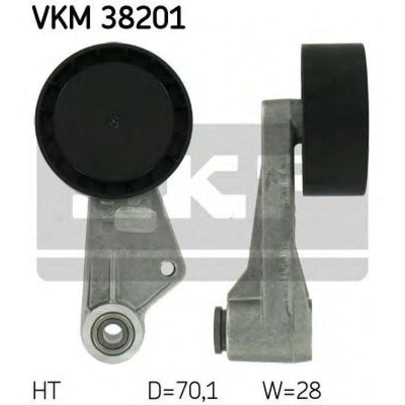 VKM 38201 SKF Натягувач поліклинового ременя